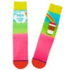 Hallmark Coffee Is My Morning Wine Funny Crew Socks -Fashion Accessories Store Wine Rainbow and Coffee Cup Funny Novelty Crew Socks 1SOX2065 01