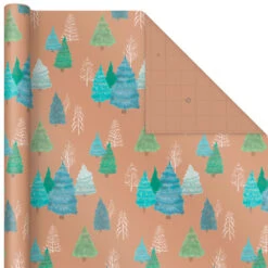 Hallmark Winter Nature Kraft Prints 3-Pack Christmas Wrapping Paper, 90 Sq. Ft. -Fashion Accessories Store Winter Nature 3Pack Christmas Wrapping Paper 5JXW1051 05