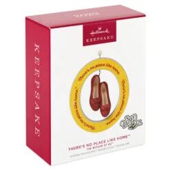 Hallmark The Wizard Of Oz™ There's No Place Like Home™ Porcelain Ornament -Fashion Accessories Store Yellow Brick Road Ruby Slippers Keepsake Ornament 2999QXI6297 04